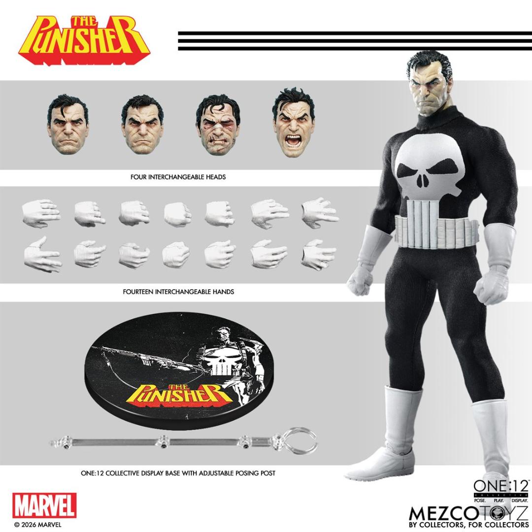 The Punisher Action Figure By Mezco Toys -Mezco Toys - India - www.superherotoystore.com