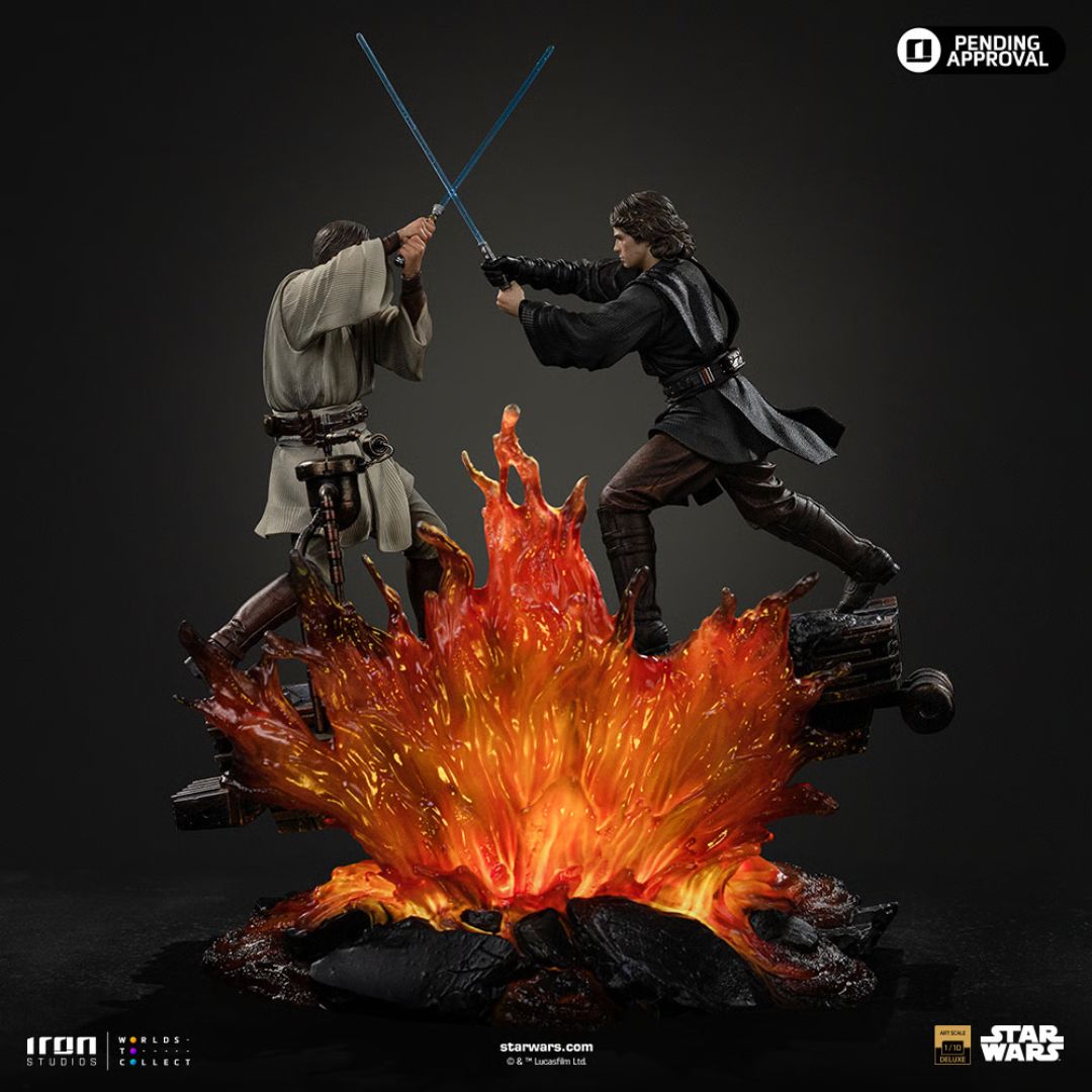 Anakin Vs Obi-Wan - Star Wars Iron Studios By Iron Studios