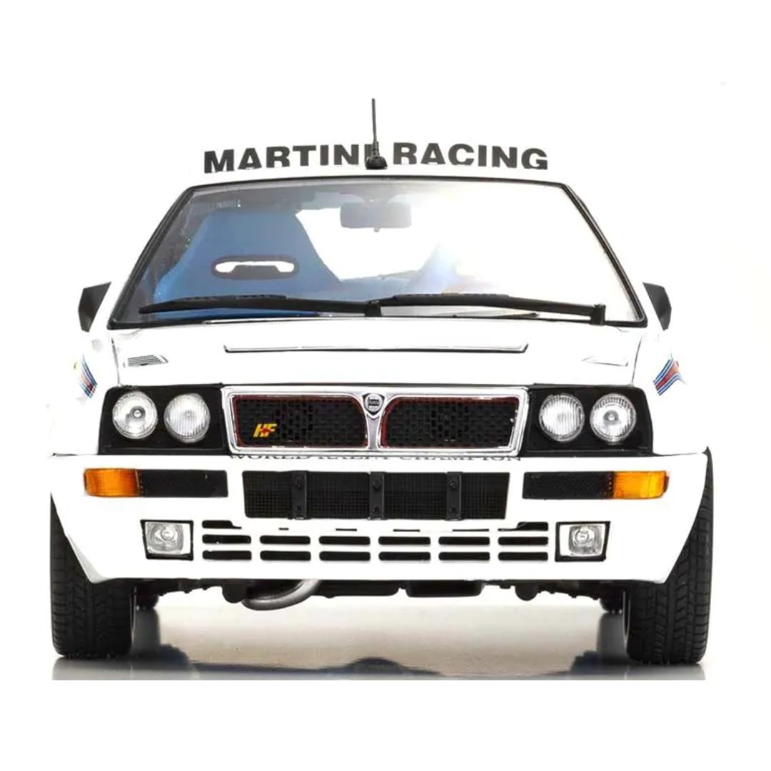 White 1992 Lancia Delta HF Integrale 6 Martini 1:18 Kyosho  1:18 Scale die-cast car by Kyosho -Kyosho - India - www.superherotoystore.com