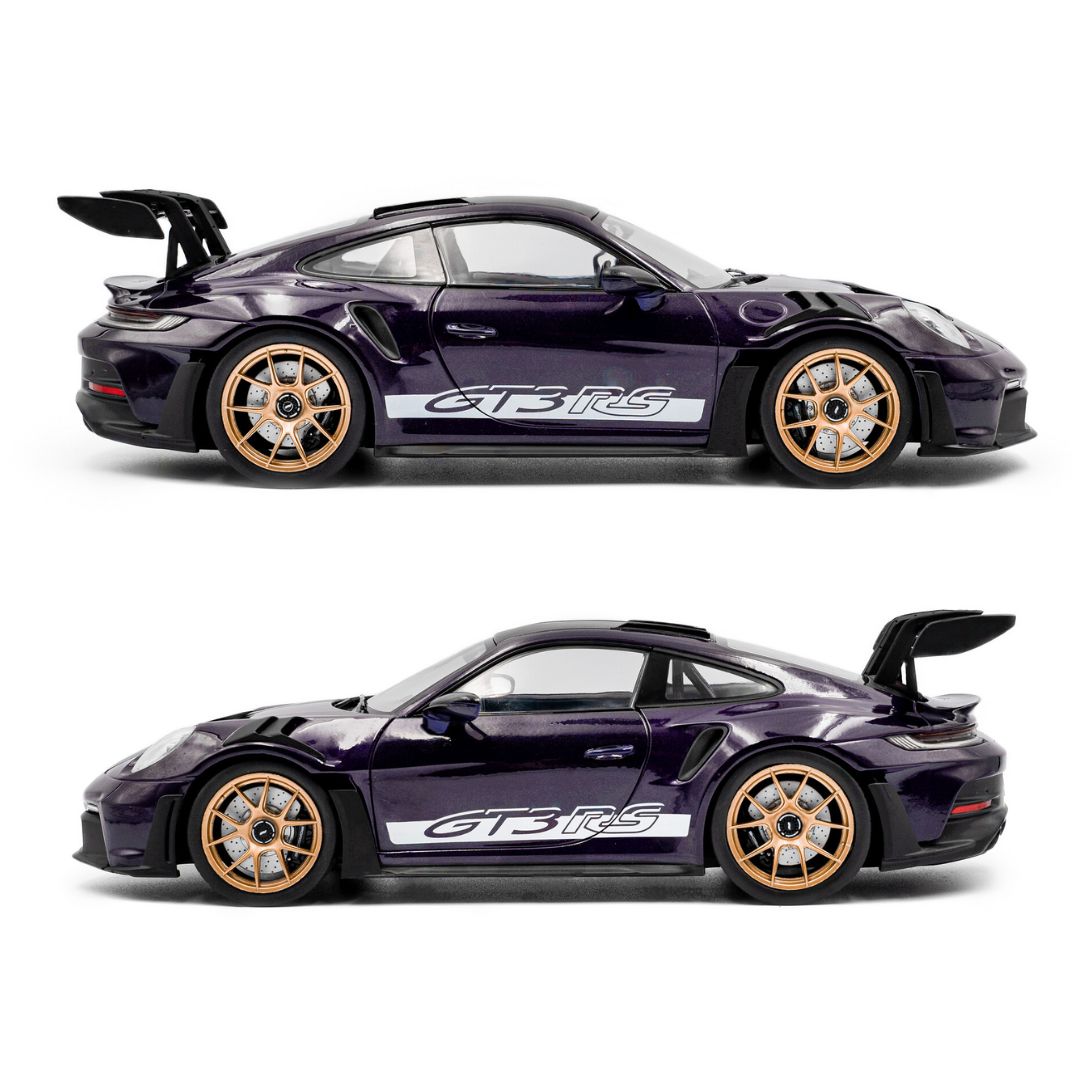 1:18 Porsche 911 Gt3 Rs Weissach Package Viola Purple Metallic 2024 By Solido