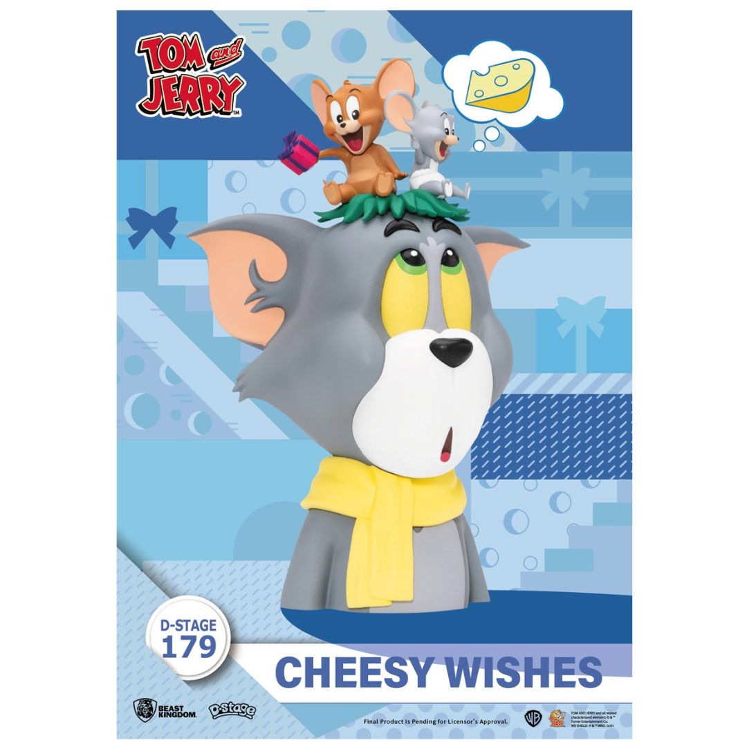 Tom And Jerry Cheesy Wishes Ds-179 D-Stage Statue By Beast Kingdom