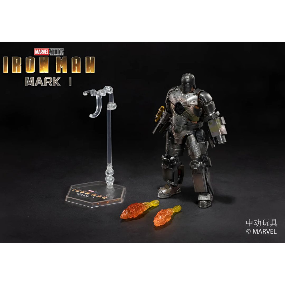 Iron Man Mk1 W Hologram Action Figure By Zd Toys -ZD Toys - India - www.superherotoystore.com
