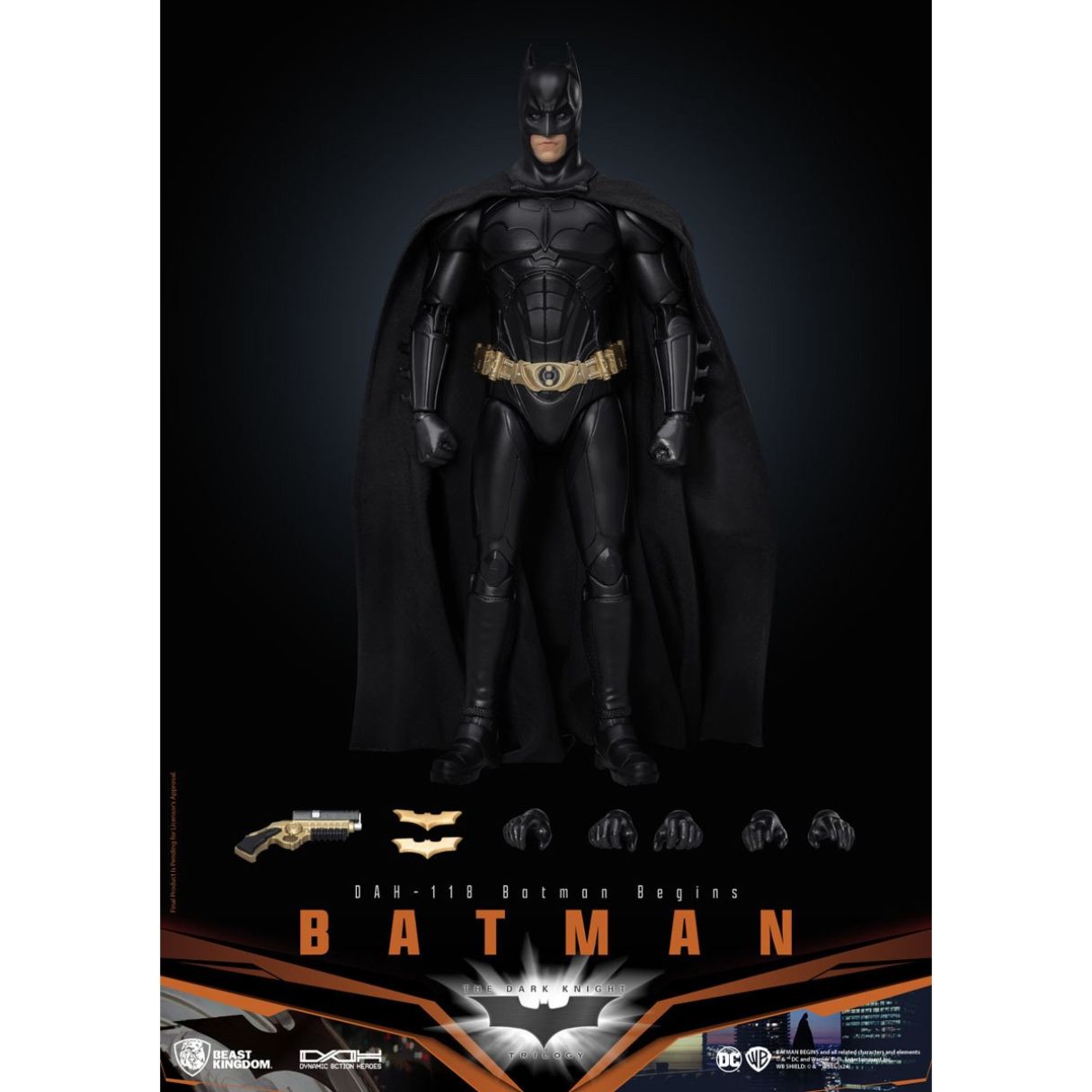 DAH-118 Batman Action Figure (Batman Begins) by Beast Kingdom -Beast Kingdom - India - www.superherotoystore.com