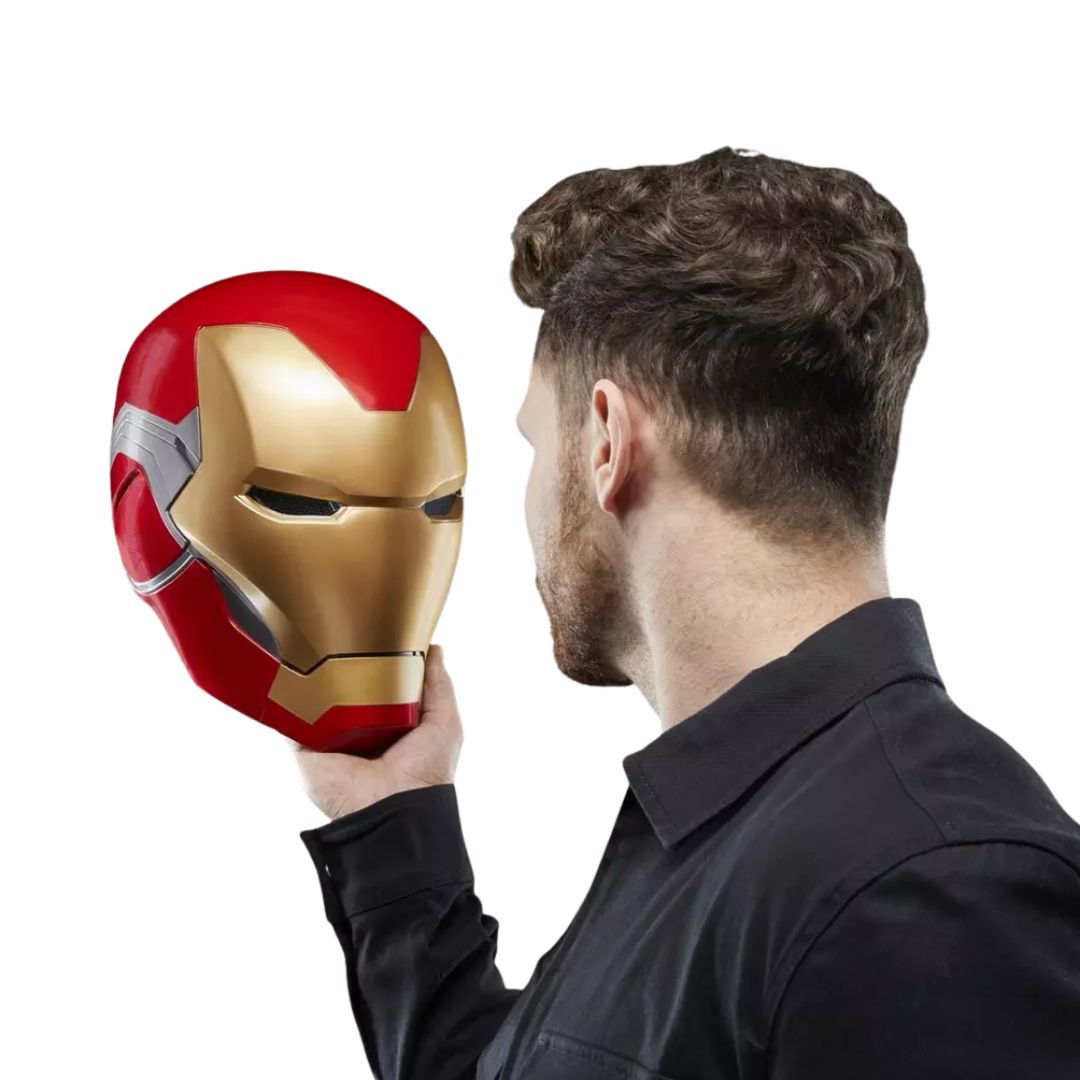 iron man helmet buy india Marvel Legends Series Iron Man Premium Electronic Helmet By Hasbro