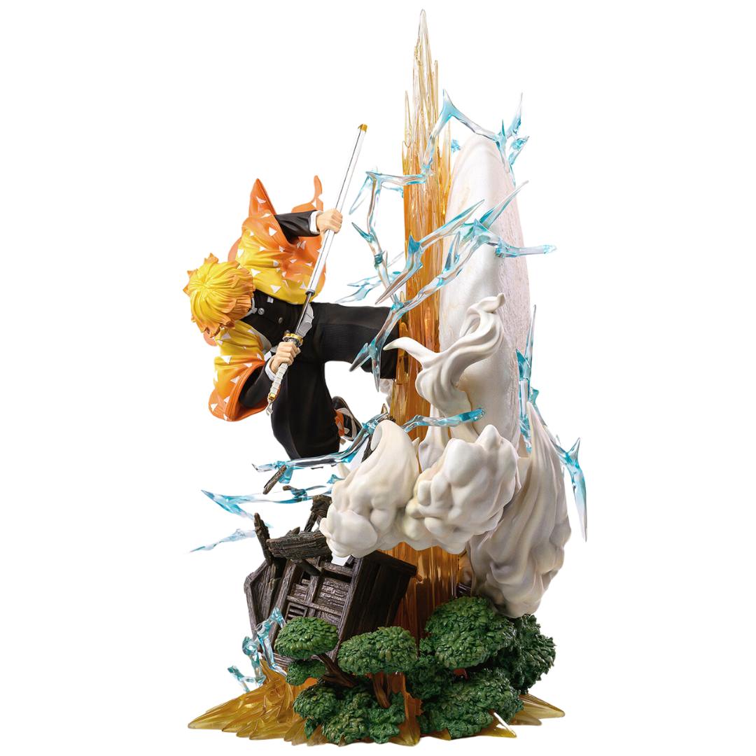 Zenitsu Agatsuma: Thunder Breathing First Form Thunderclap and Flash Statue By Sideshow -Sideshow Collectibles - India - www.superherotoystore.com