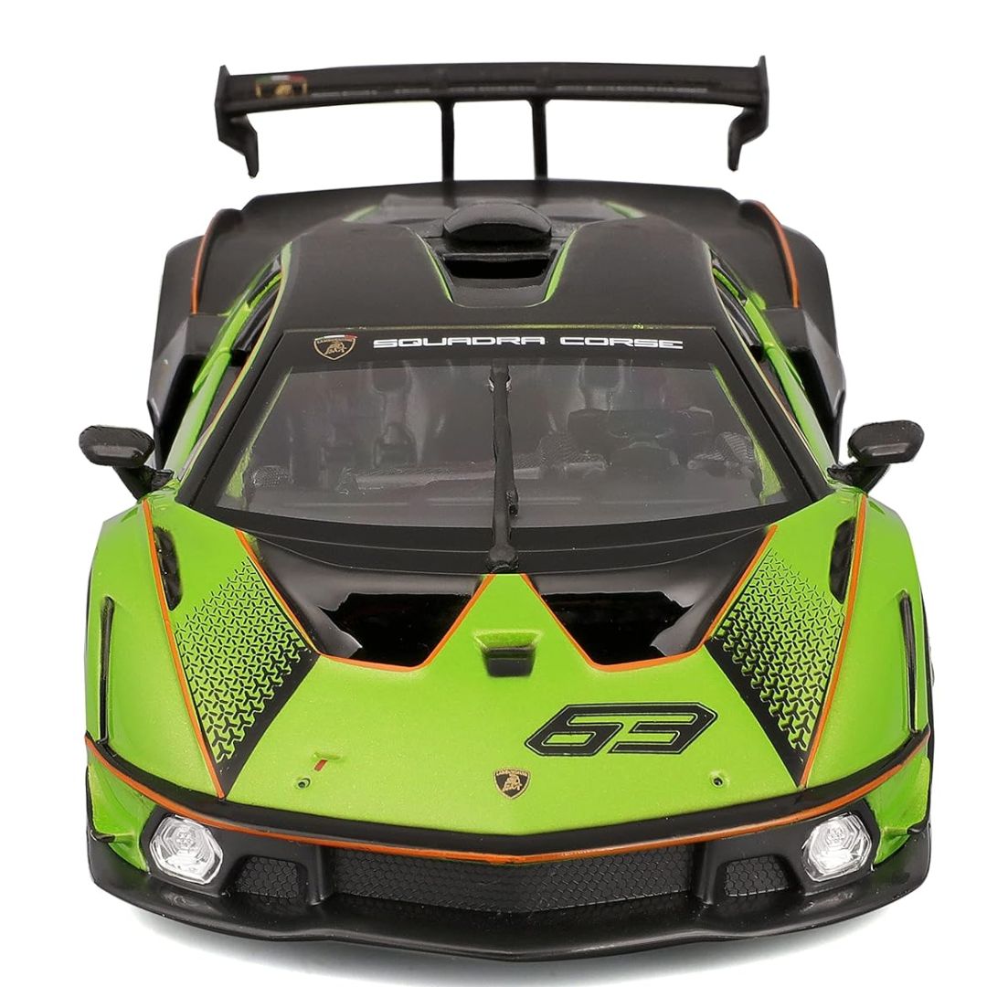 Green Lamborghini Essenza SCV12 1:24 Scale Die-Cast Car by Bburago -Bburago - India - www.superherotoystore.com