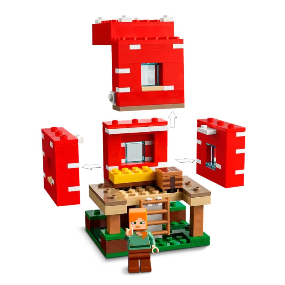 Lego Minecraft The Mushroom House -Lego - India - www.superherotoystore.com