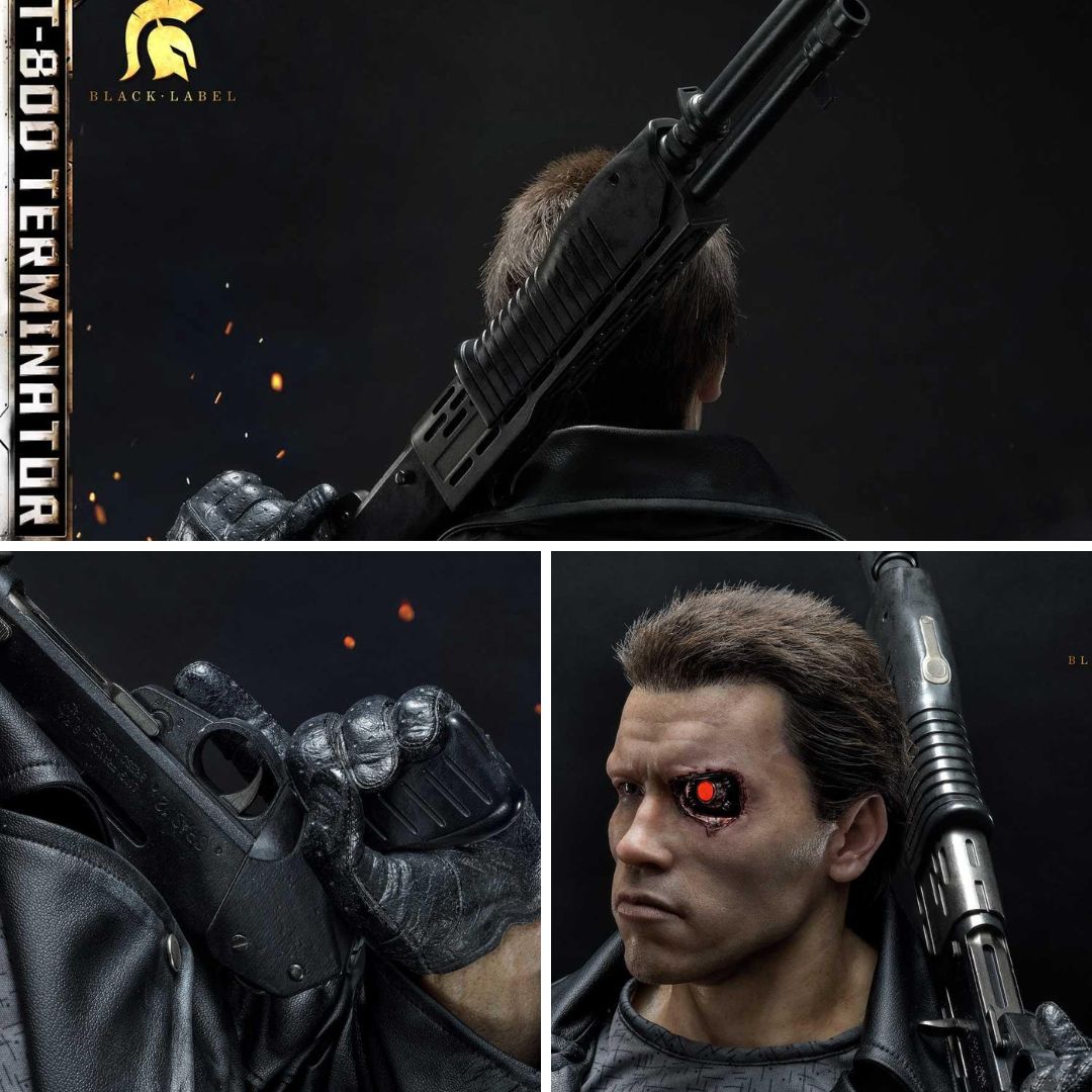 High Definition Museum Masterline Black Label The Terminator (Film) T-800 Terminator Deluxe Version Statue By Prime1 Studios