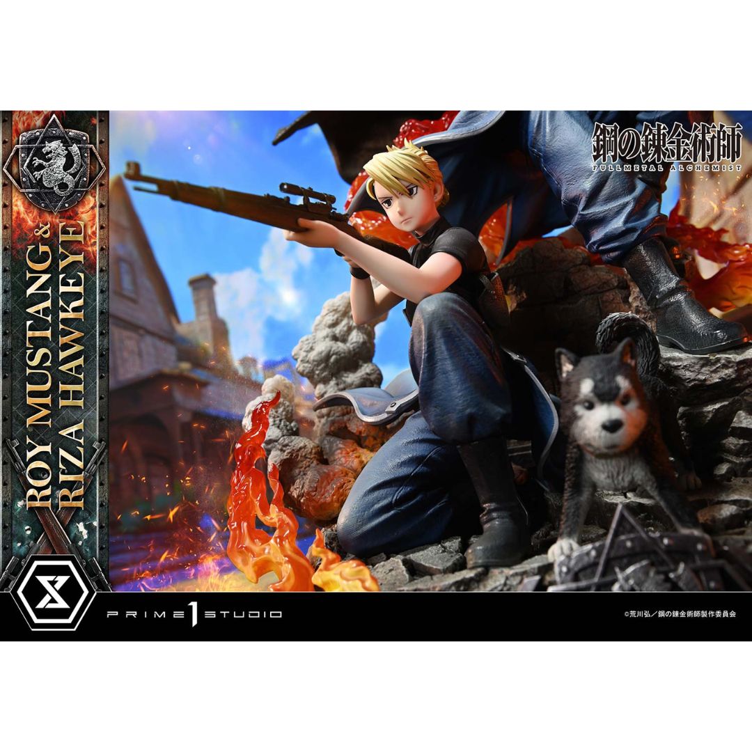 Fullmetal Alchemist Roy Mustang & Riza Hawkeye Dx Regular Version statue By Prime1 Studios -Prime 1 Studio - India - www.superherotoystore.com