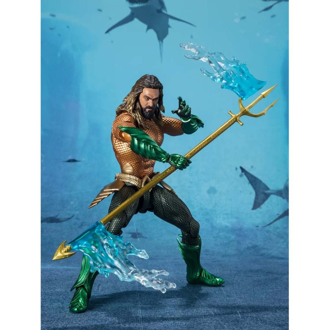 DC Comics Aquaman and the Lost Kingdom Aquaman S.H.Figuarts Figure by Bandai -Tamashii Nations - India - www.superherotoystore.com