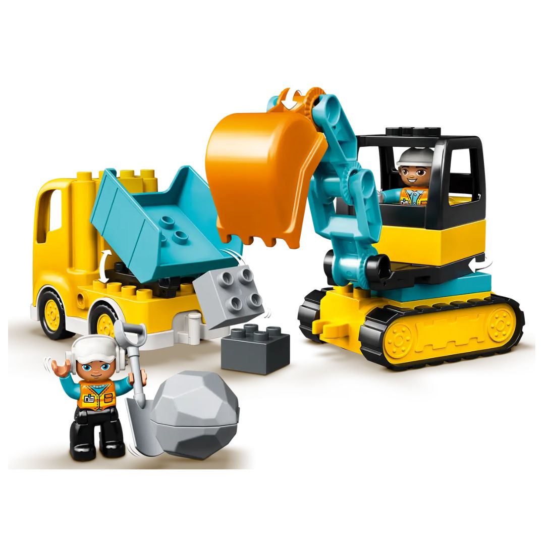 Lego Duplo Truck & Tracked Excavator -Lego - India - www.superherotoystore.com