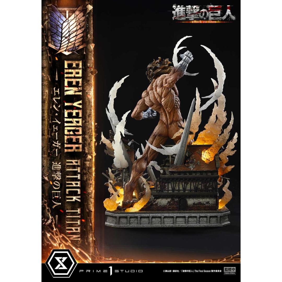 Tv Animation Attack On Titan Eren Yeager Statue By Prime1 Studios -Prime 1 Studio - India - www.superherotoystore.com
