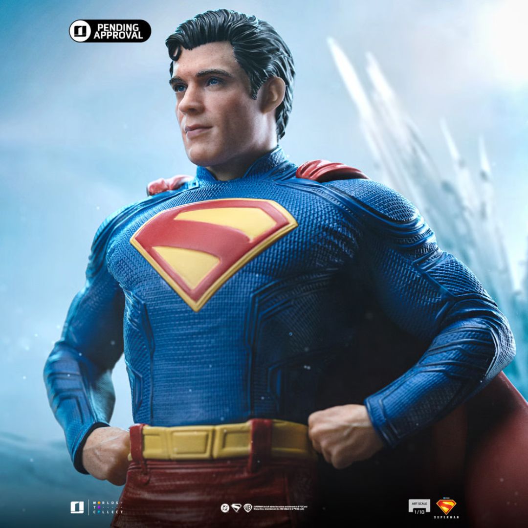Superman & Krypto Art Scale Statue By Iron Studios -Iron Studios - India - www.superherotoystore.com