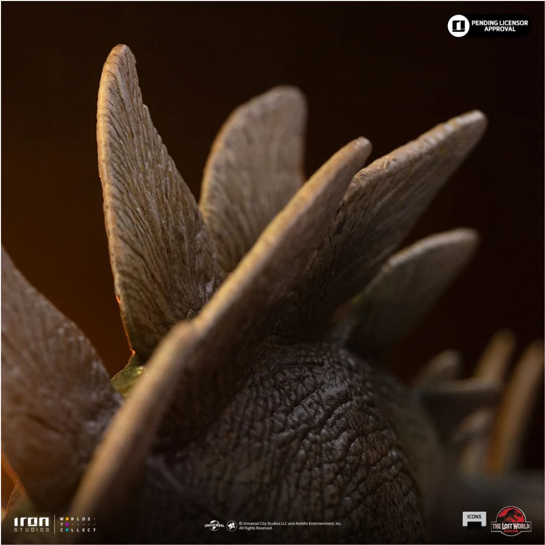 The Lost World: Jurassic Park Stegosaurus Icons Statue By Iron Studios
