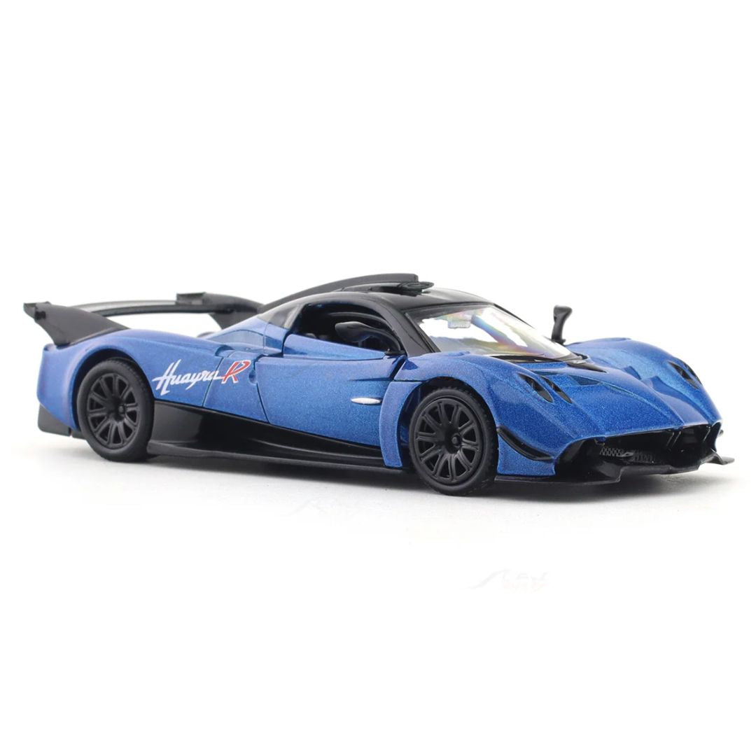 Blue Pagani Huayra R 1:43 Scale Die-Cast Car By RMZ