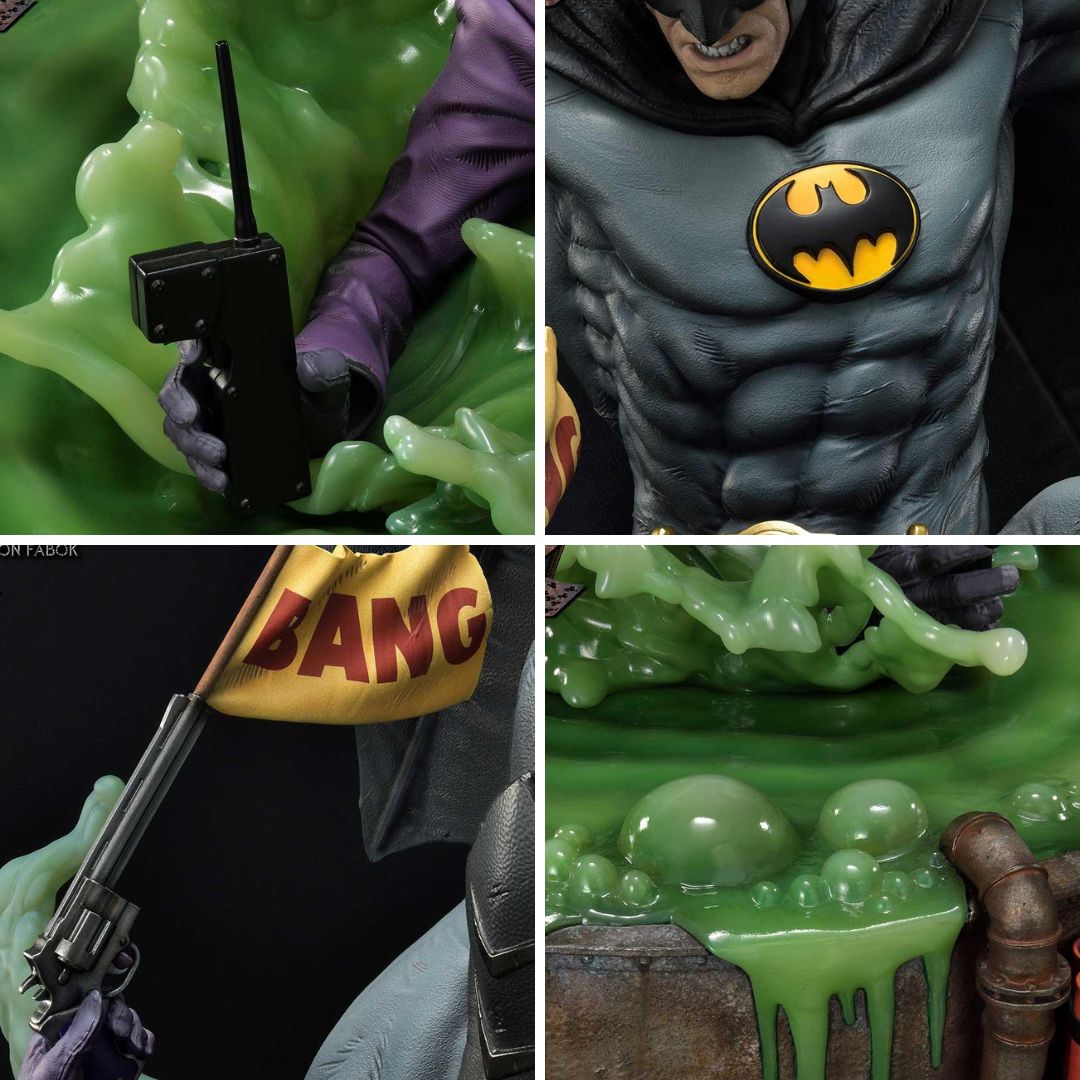 Batman (Comics) Batman Versus The Joker (Concept By Jason Fabok) Dx Bonus Version Statue By Prime1 Studios