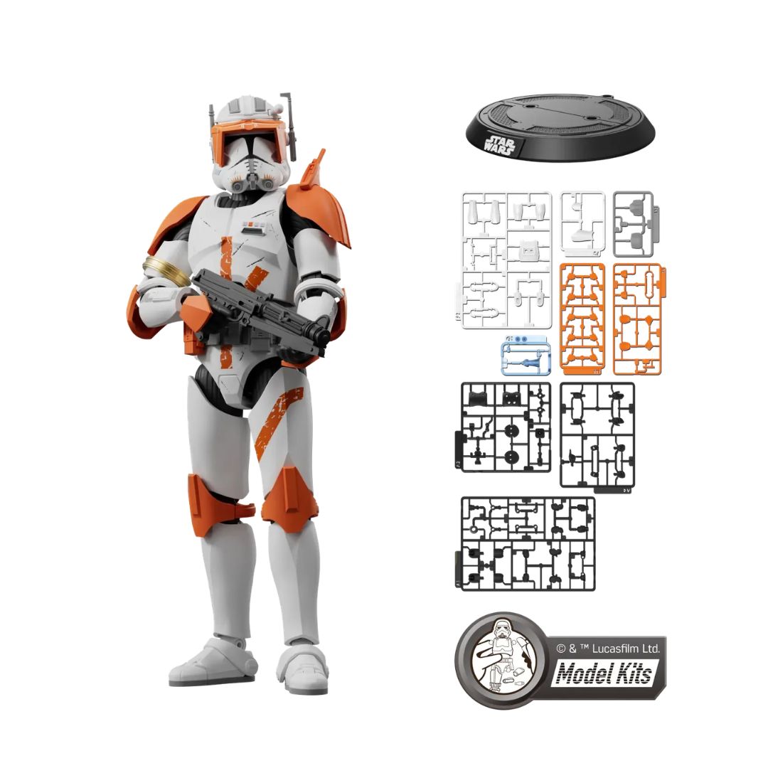 Star Wars: Attack Of The Clones  - Commander Cody Champion Class Model Kit By Blokees
