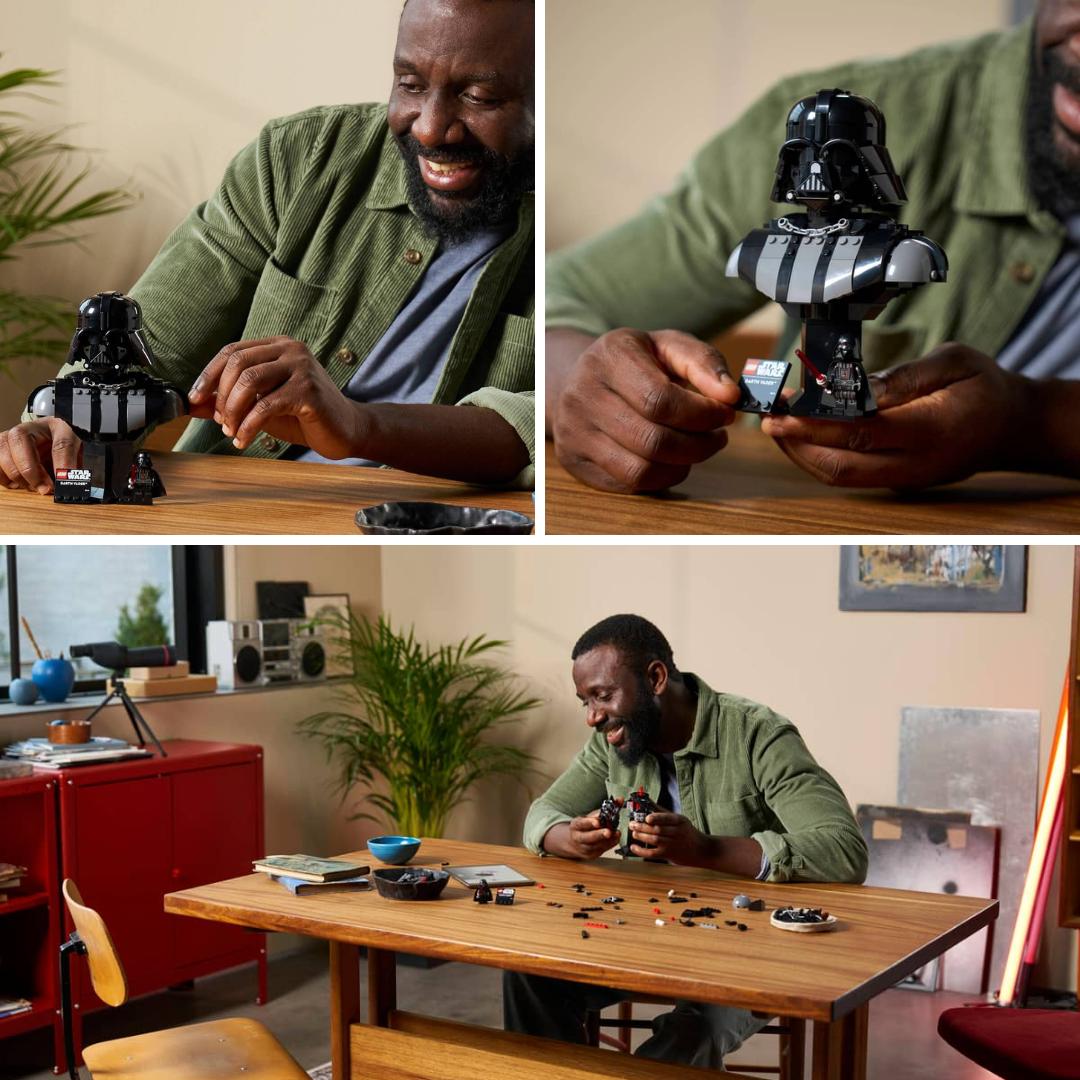 Star Wars Darth Vader Bust By Lego -Lego - India - www.superherotoystore.com