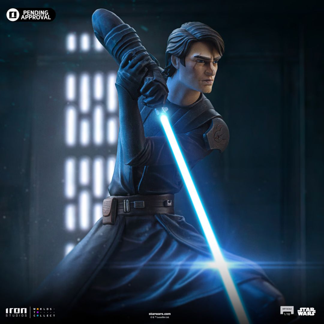 Anakin Skywalker Clone Wars Statue By Iron Studios -Iron Studios - India - www.superherotoystore.com