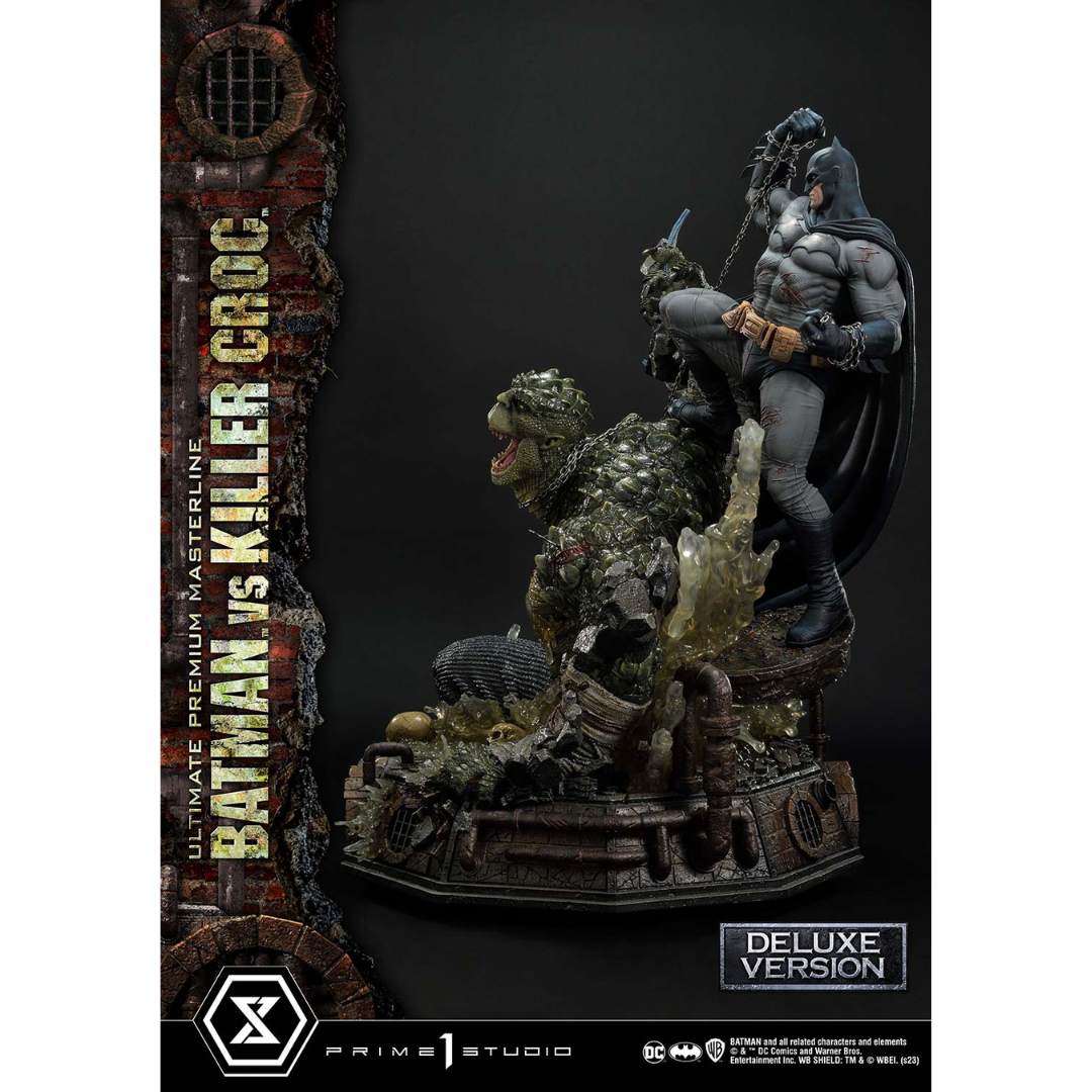 DC Comics Batman VS Killer Croc DX Bonus Version Statue by Prime1 Studios -Prime 1 Studio - India - www.superherotoystore.com