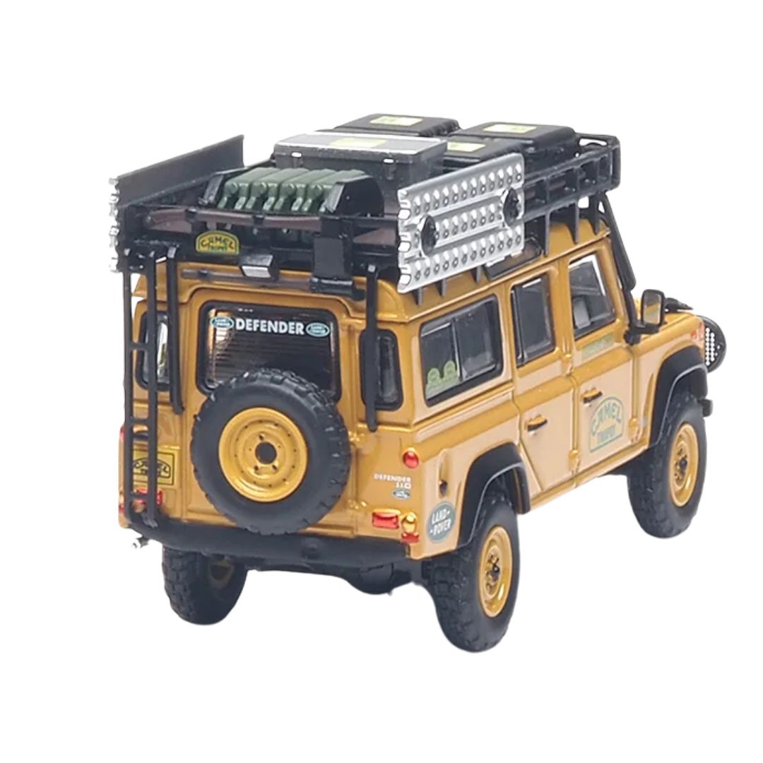 Land Rover Defender 110 "Camel Trophy" Support Unit Sabah-Malaysia - 1993 1:64 Die-Cast Car By Almost Real -Almost Real - India - www.superherotoystore.com