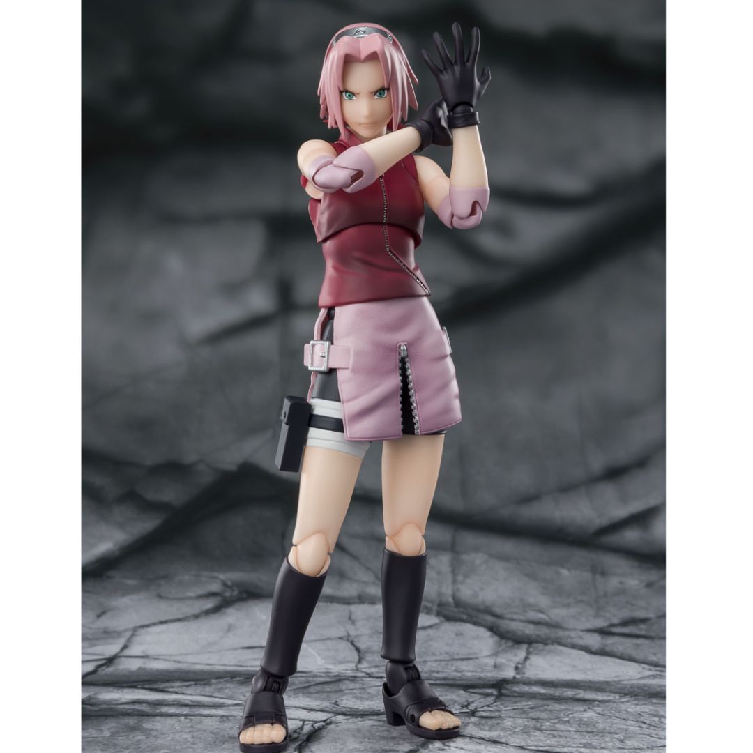 Naruto Sakura Haruno Inheritor Of Tsunade'S Indominable Will Reissue S.H.Figuarts by Tamashii Nations -Tamashii Nations - India - www.superherotoystore.com