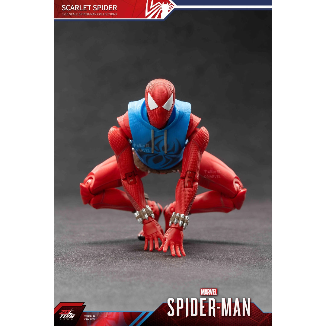 Spider-Man Scarlet Spider Action Figure By Zd Toys