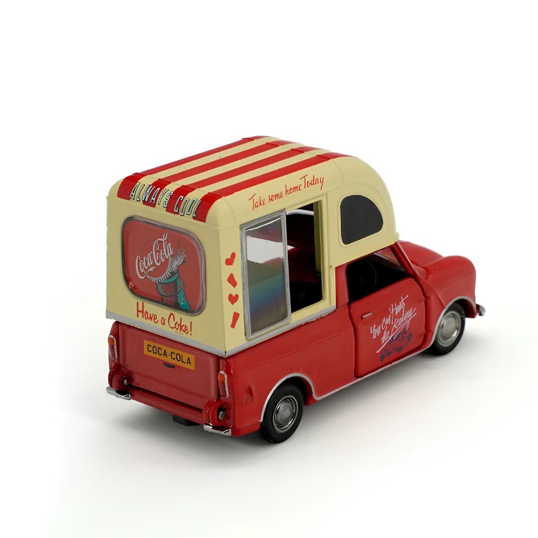 Morris Mini Pickup X Coca Cola 1:64 Scale Die-Cast Car By Tiny City