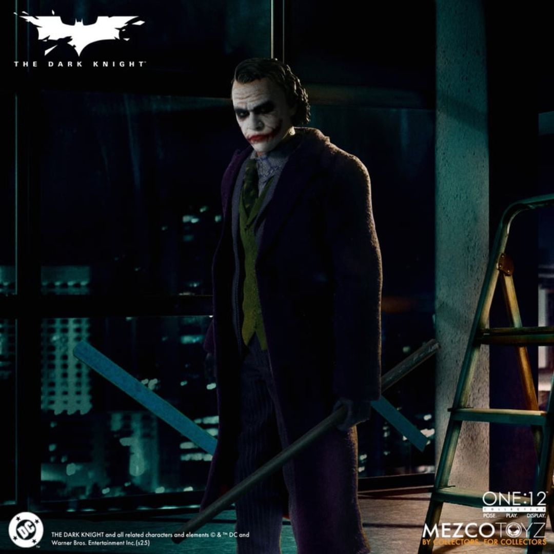 The Dark Knight Joker Figure By Mezco Toys -Mezco Toys - India - www.superherotoystore.com