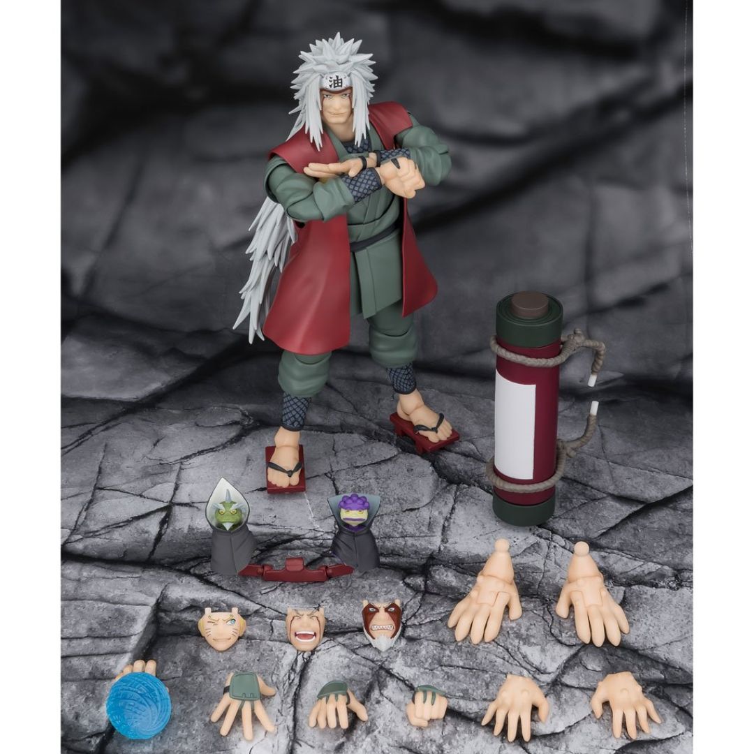Naruto Jiraiya -Hidden Leaf Heroic Master Sage- (Sage Mode) S.H.Figuarts Action figure By Tamashii Nations -Tamashii Nations - India - www.superherotoystore.com