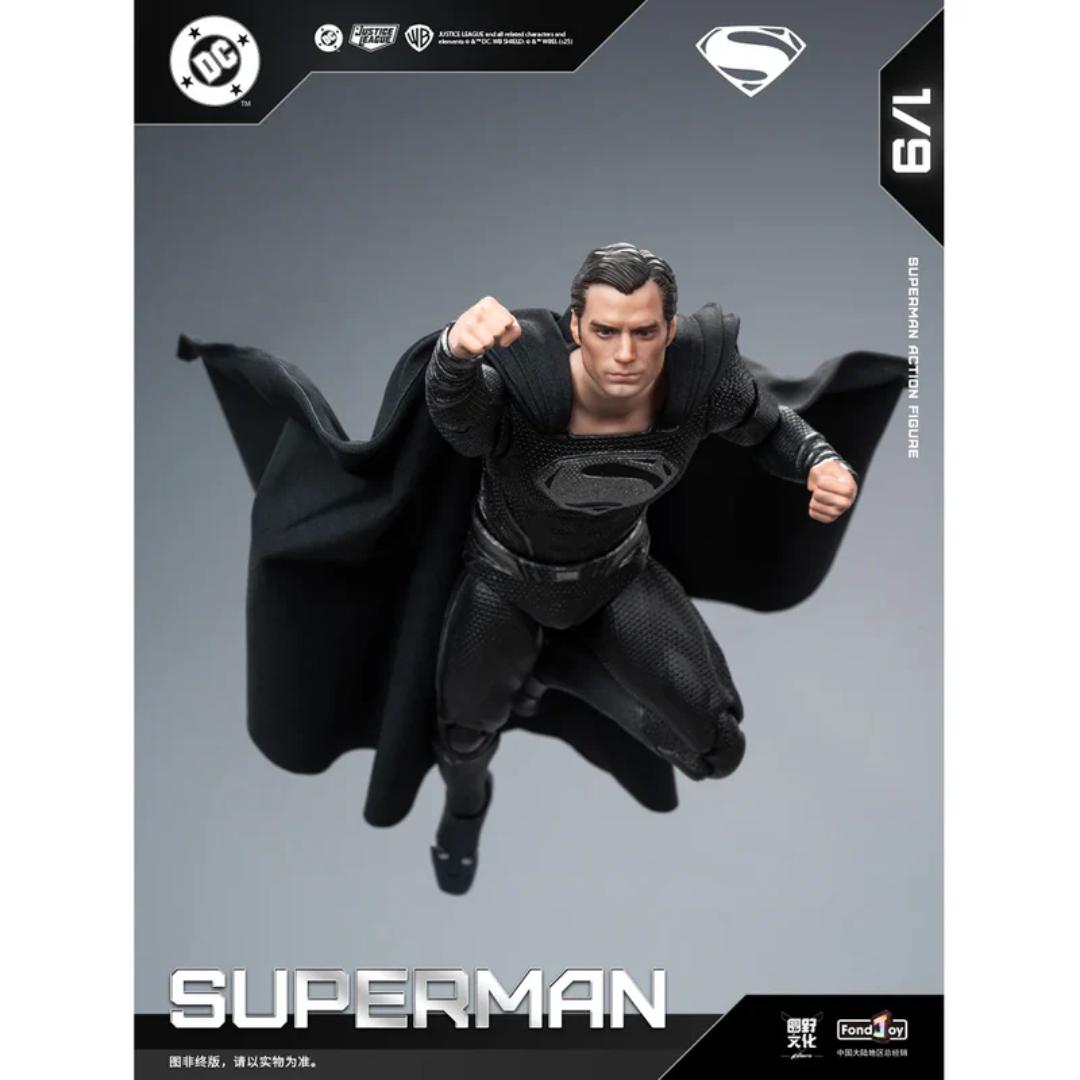 Dc Action Figure Series - Black Superman 2.0 By Fondjoy