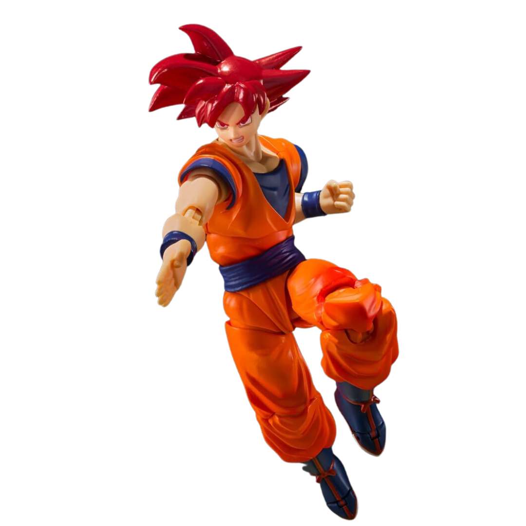Dragon Ball Z Super Saiyan God Son Goku Action Figure SH Figuarts
