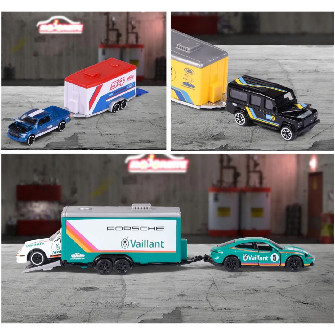 Car Diecast 4 Diecast Trailer Assortment By Majorette By Majorette -Majorette - India - www.superherotoystore.com