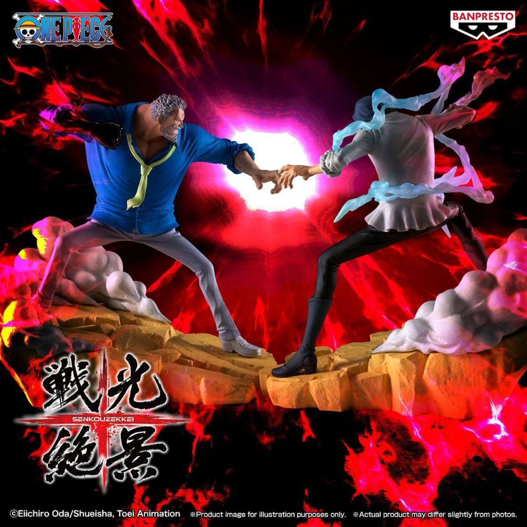 One Piece Senkozekkei - Monkey D.Garp Figure by Banpresto -Banpresto - India - www.superherotoystore.com
