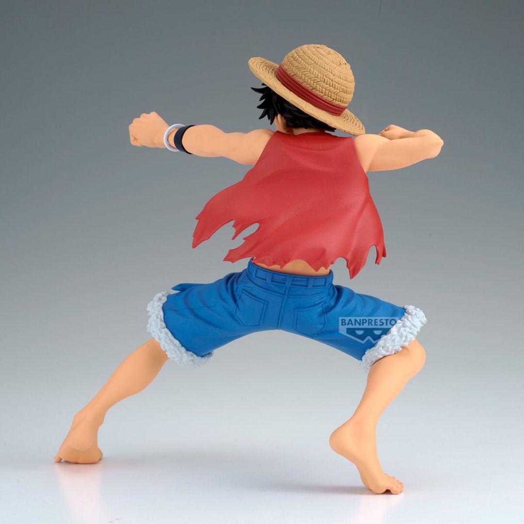 One Piece Monkey D. Luffy Cross Posing Statue By Banpresto
