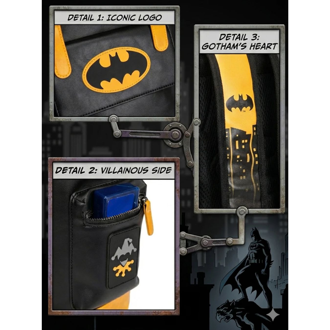 The Batman Vs Joker Batpack By Fur Jaden