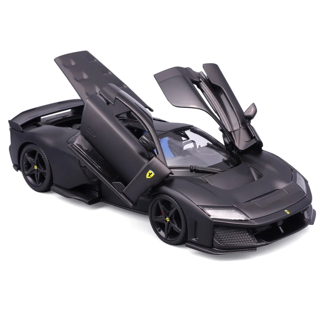 Ferrari F80(Matte Black) 1:24 Scale Diecast Car By Bburago