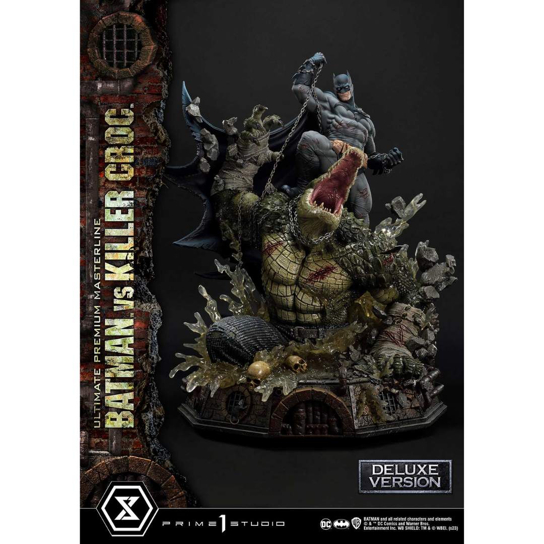 DC Comics Batman VS Killer Croc DX Bonus Version Statue by Prime1 Studios -Prime 1 Studio - India - www.superherotoystore.com