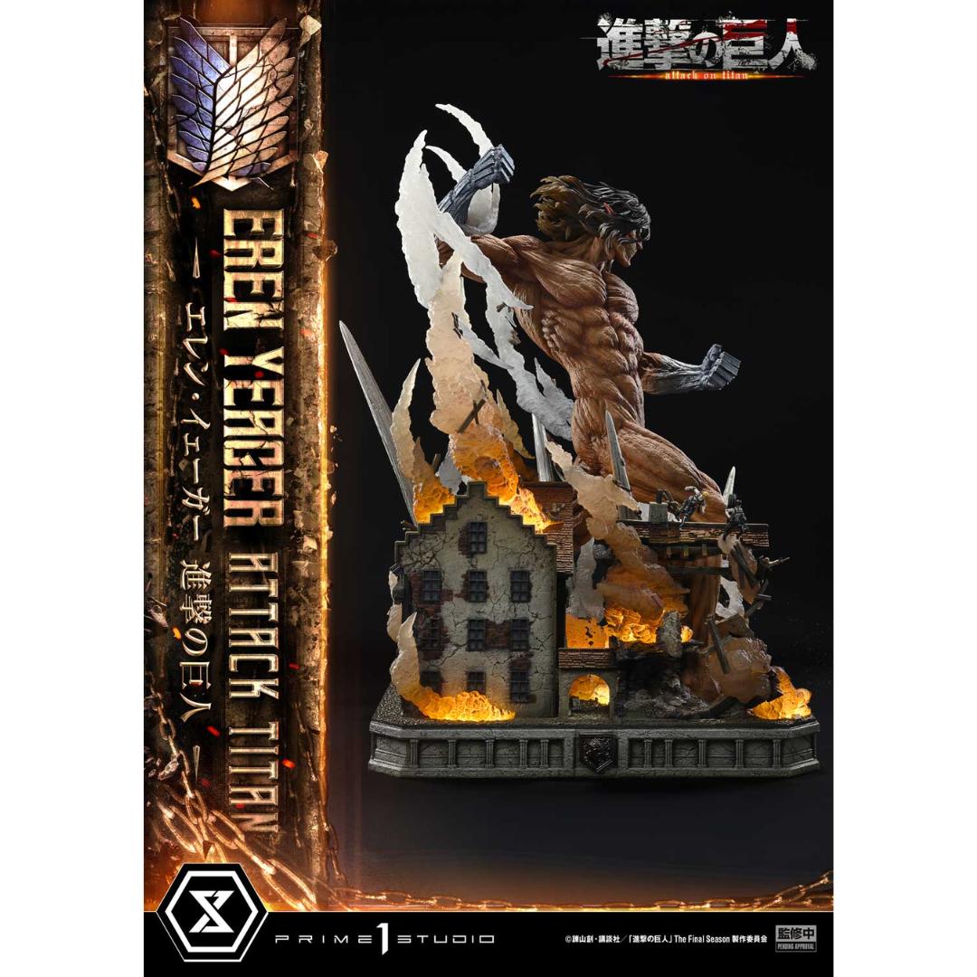 Tv Animation Attack On Titan Eren Yeager Statue By Prime1 Studios -Prime 1 Studio - India - www.superherotoystore.com