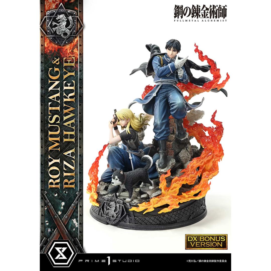 Fullmetal Alchemist Roy Mustang & Riza Hawkeye Statue Dx Bonus Version By Prime1 Studios -Prime 1 Studio - India - www.superherotoystore.com