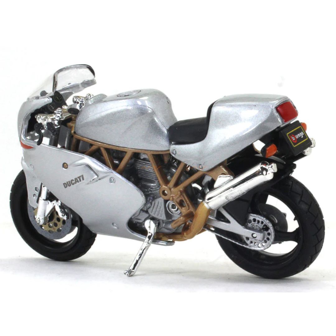Silver DUCATI SUPERSPORT 900FE 1:18 Scale Die-Cast Model Bike by Bburago -Bburago - India - www.superherotoystore.com