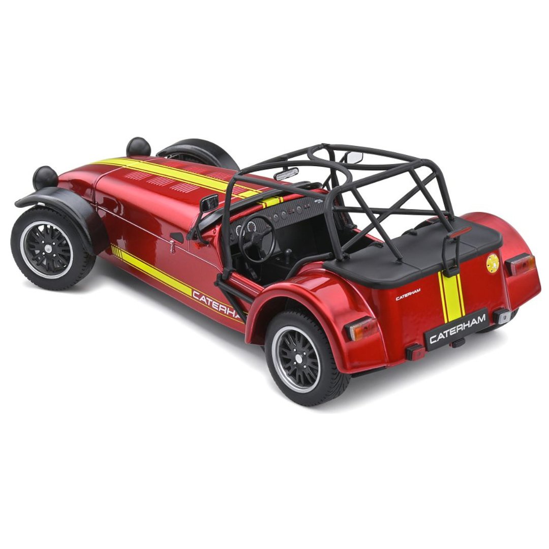 Red CATERHAM SEVEN 275 -2014 1:18 Scale die-cast car by Solido -Solido - India - www.superherotoystore.com