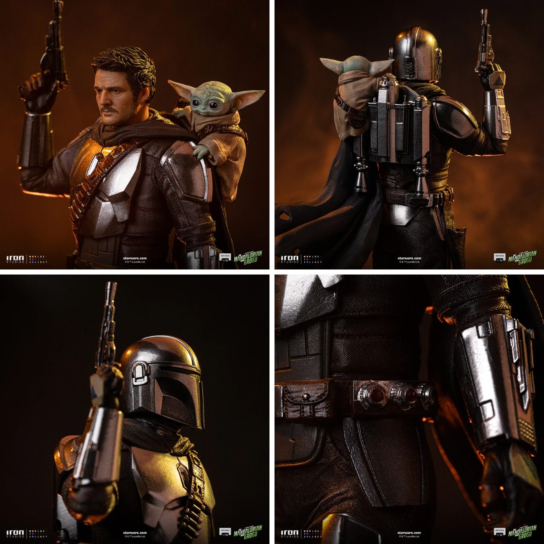 Mandalorian And Grogu Movie Mandalorian And Grogu Statue By Iron Studios -Iron Studios - India - www.superherotoystore.com