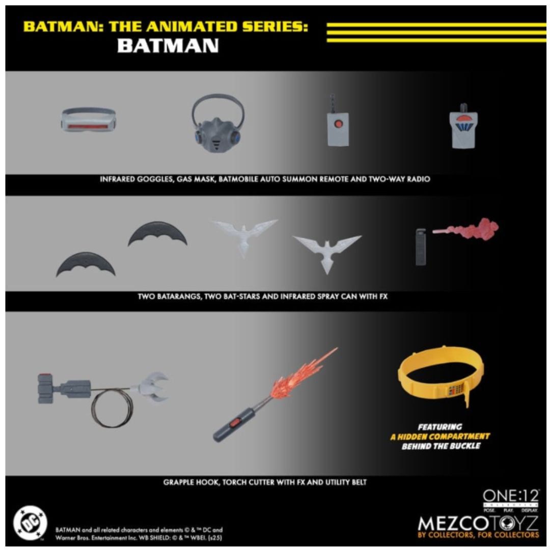 Batman: The Animated Series Batman By Mezco Toys -Mezco Toys - India - www.superherotoystore.com