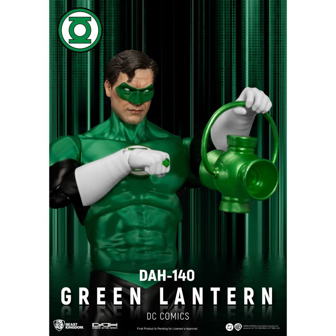 Dc Green Lantern Dynamic 8-Ction Heroes Action Figure By Beast Kingdom -Beast Kingdom - India - www.superherotoystore.com