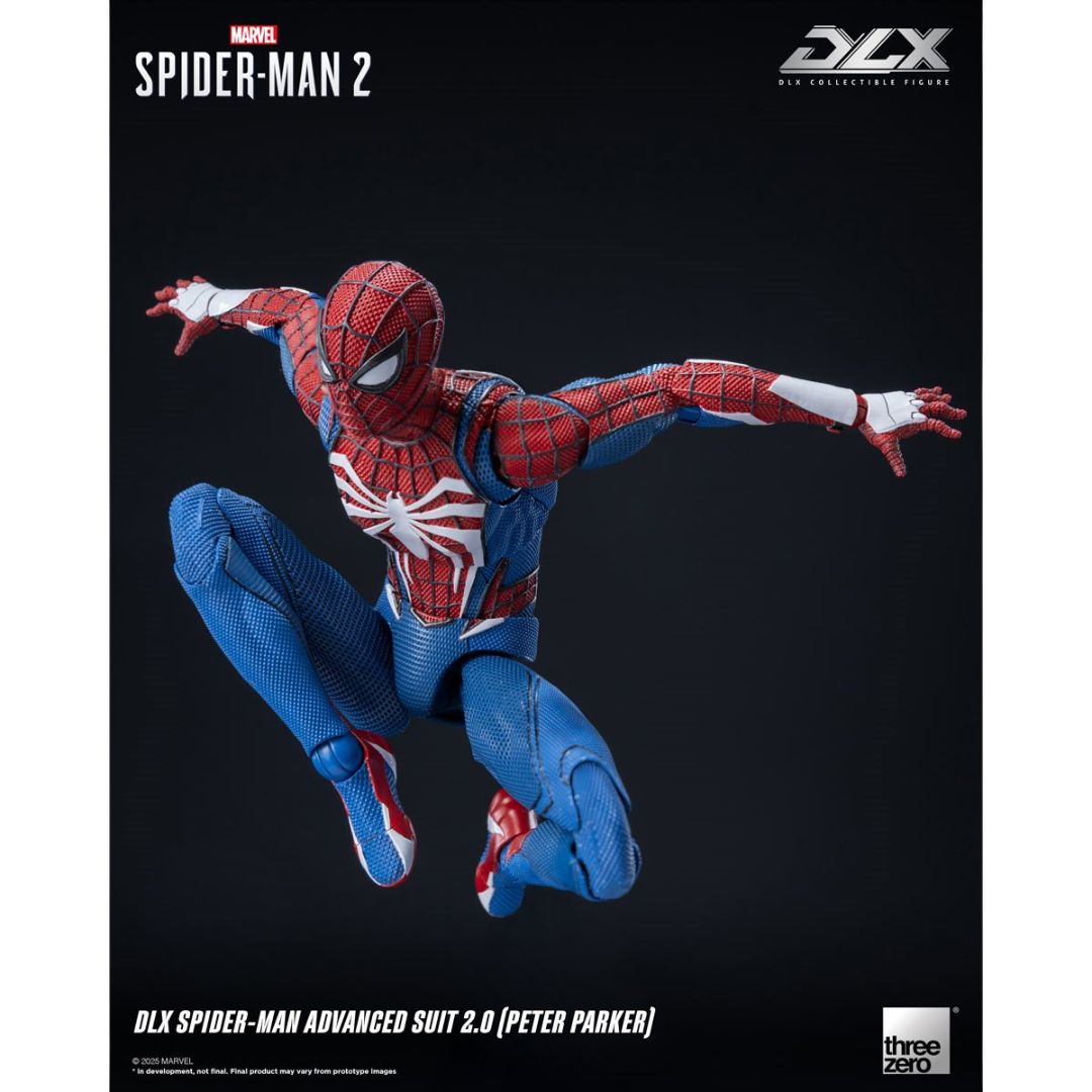 Marvel'S Spider-Man 2: Spider-Man Advanced Suit 2.0 Peter Parker By Threezero -ThreeZero - India - www.superherotoystore.com