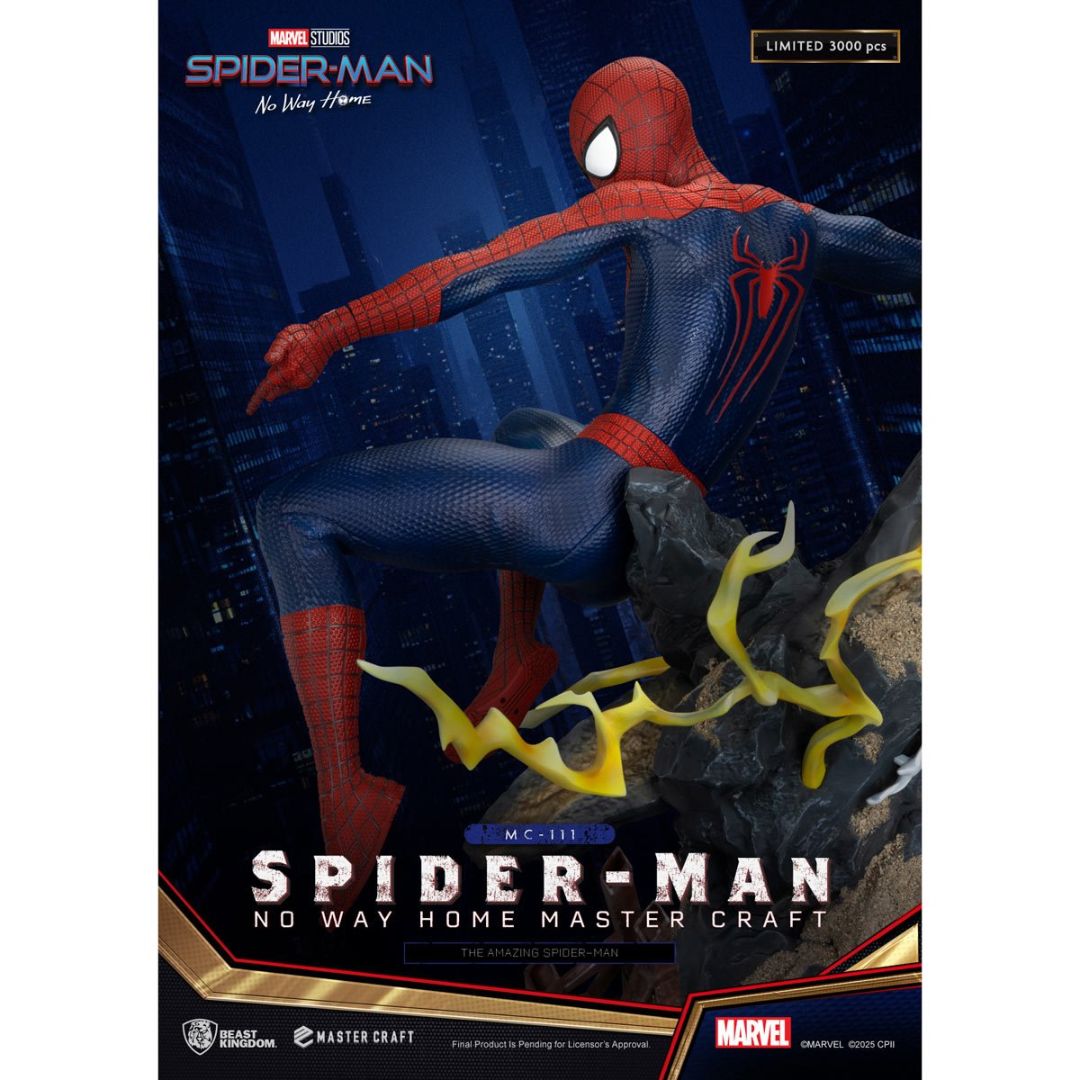 Spider-Man: No Way Home The Amazing Spider-Man Mc-111 Master Craft Statue By Beast Kingdom -Beast Kingdom - India - www.superherotoystore.com