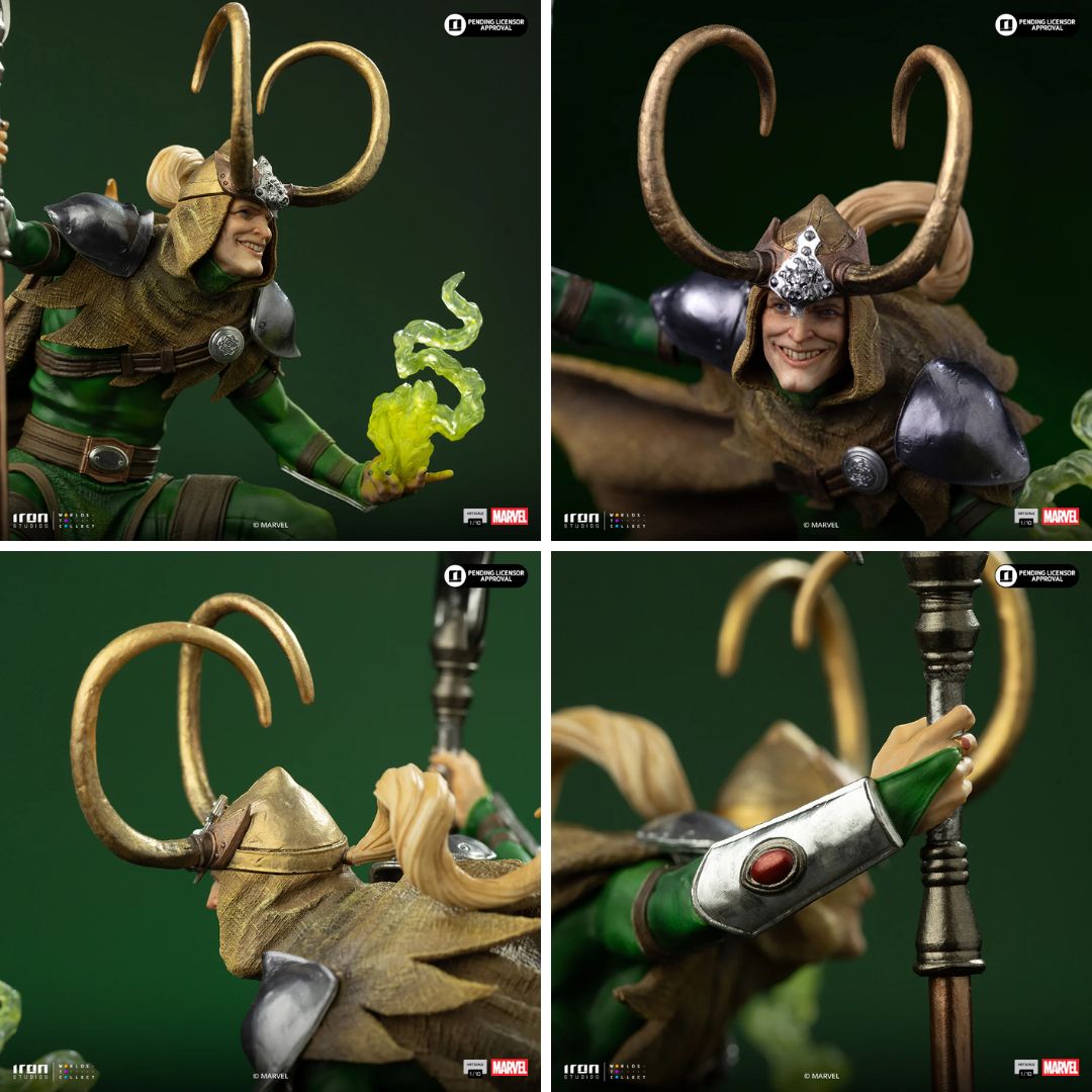 Marvel Comics Loki Laufeyson By Iron Studios