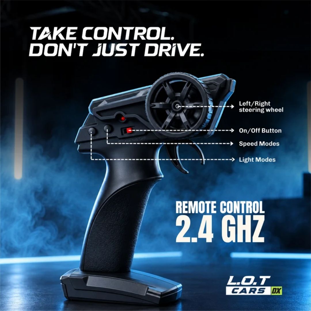 Bhoot - 1:24 Remote Control Drifter Black Car By Legend Of Toys -Legend Of Toys - India - www.superherotoystore.com