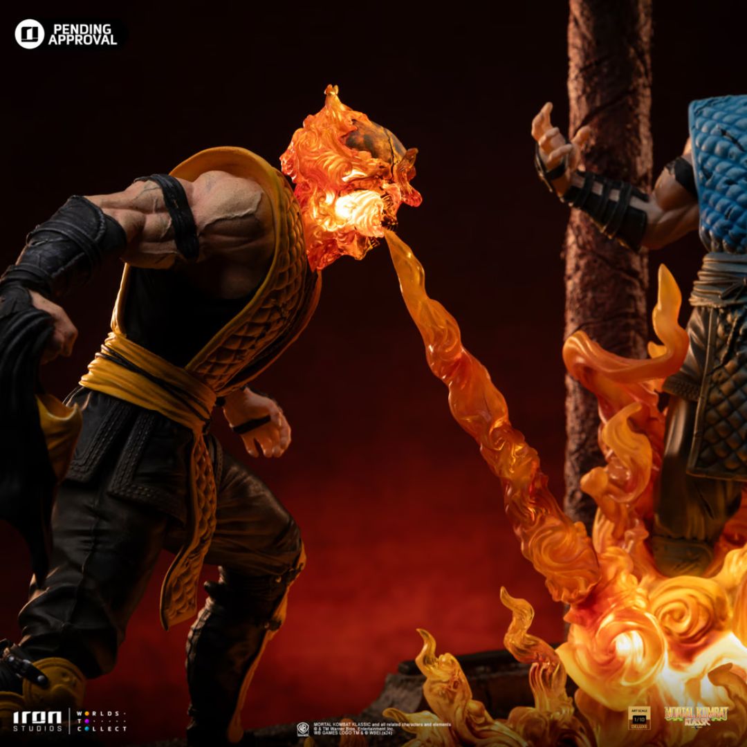 Scorpion Fatality Mortal Kombat Statue By Iron Studios -Iron Studios - India - www.superherotoystore.com